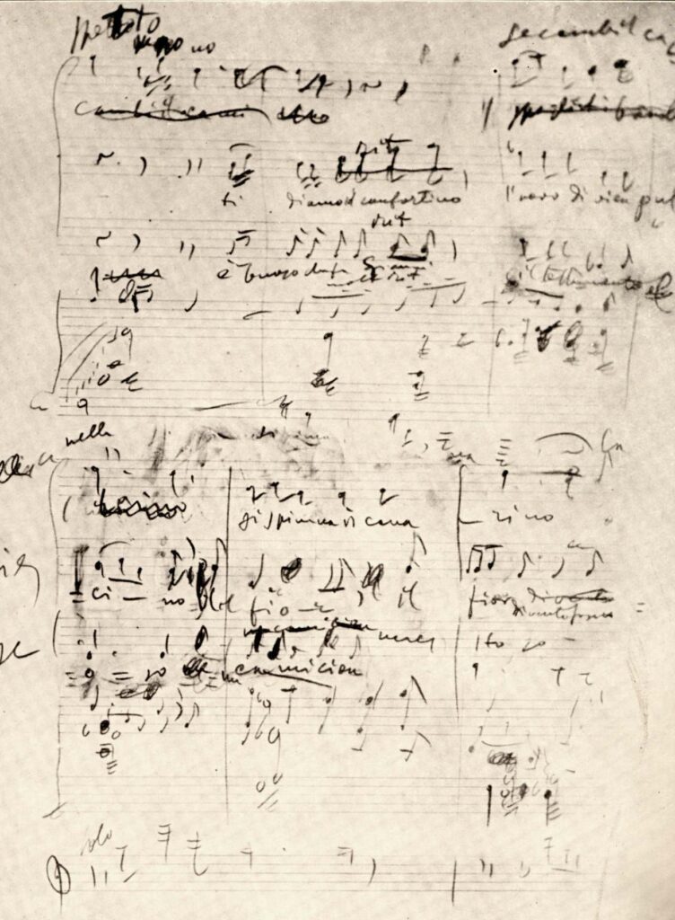 Partitura di Gianni Schicchi